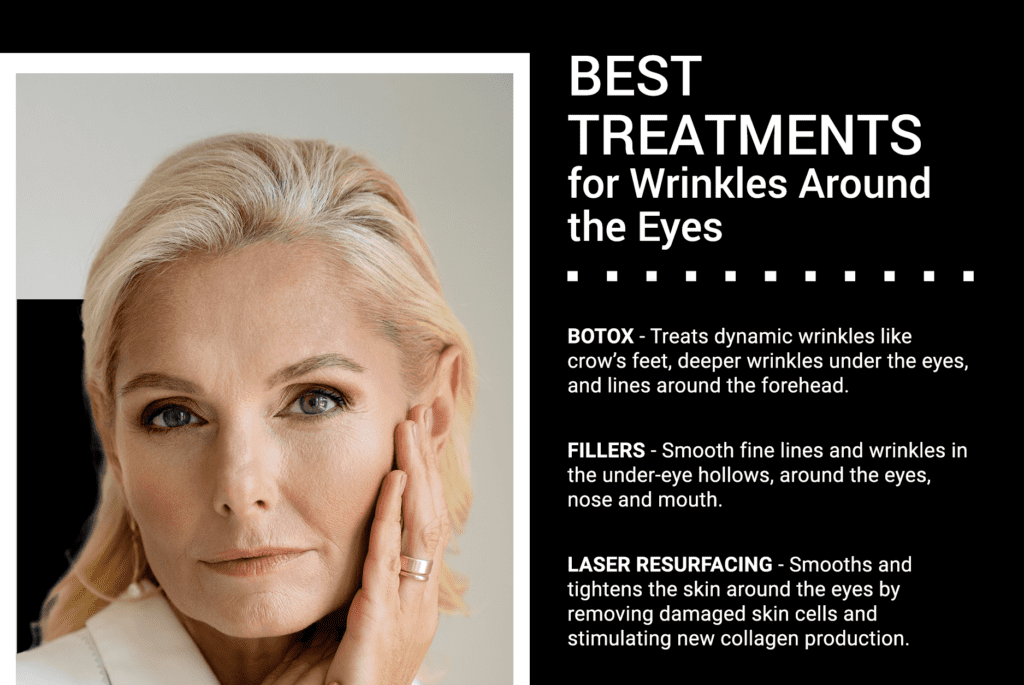 Best Treatments for Wrinkles Around the Eyes